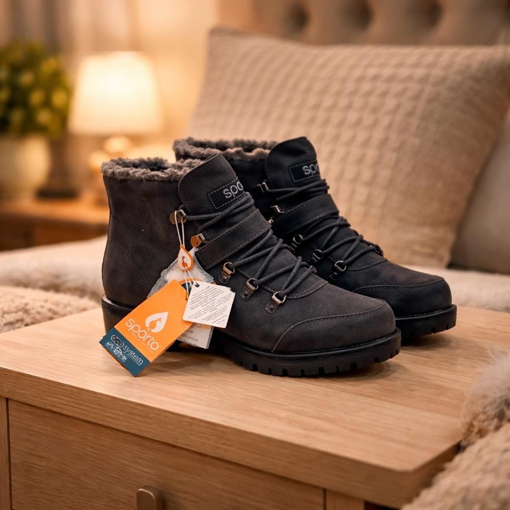 Sporto Women's Charcoal Winter Boots